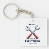 Fixer von allem seit | Tag des benutzerdefinierten Schlüsselanhänger (Vorderseite)