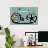 Fixie Bike Poster (Heimbüro)