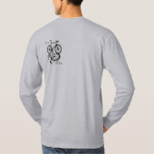 Fixie - ein Gang des Fahrrades eins T-Shirt (Rückseite)