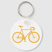 Fixie (Orange) Schlüsselanhänger (Vorderseite)