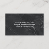 Fixierdienstsymbol | Carpentry Visitenkarte (Rückseite)