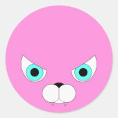 Fixierer Runder Aufkleber (Vorderseite)