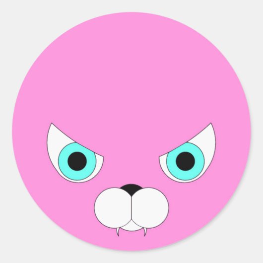 Fixierer Runder Aufkleber (Vorderseite)