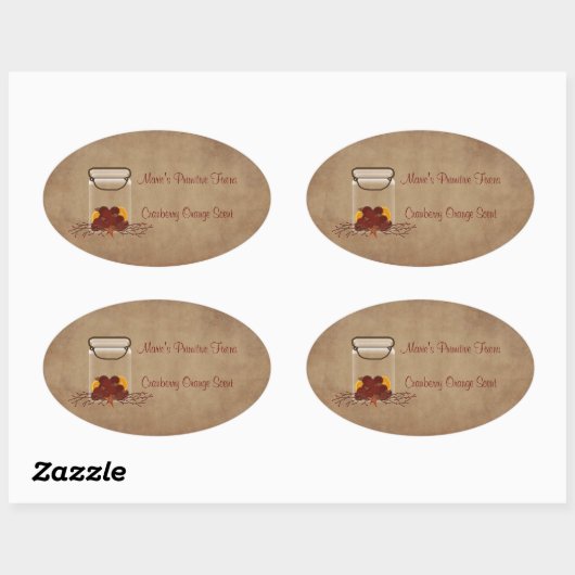 Fixierkleber Ovaler Aufkleber (Blatt)