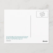 Fixierring-Postkarte Postkarte (Rückseite)