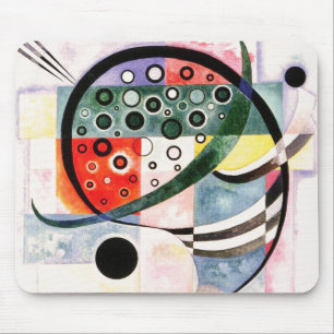 Fixiert - Farbige Abstraktion von Kandinsky im Vin Mousepad