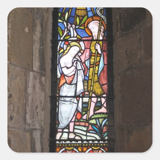 Fixierte Glass Religious Window Sticker (Vorderseite)