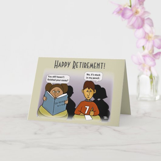 Fixierte Grußkarte Karte (Orchidee)