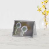 Fixierte leere Notizkarte Karte (Gelbe Blume)