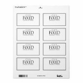 FIXIERTES Buchzeichen (Vorne)