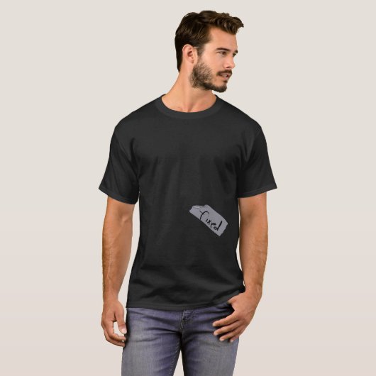 Fixiertes Shirt für Ducband (Vorne ganz)