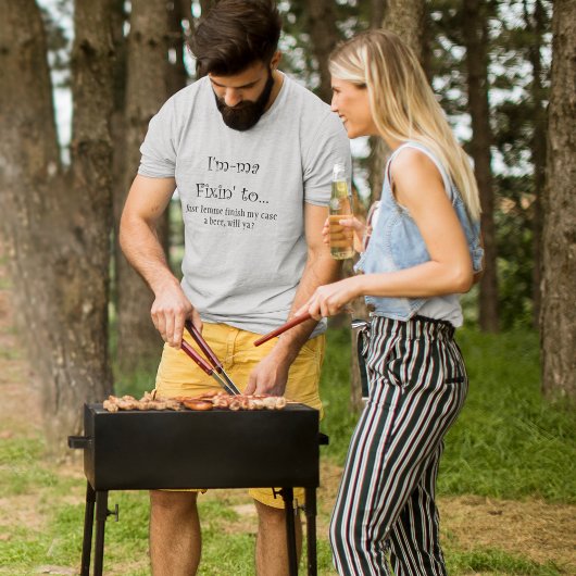 ・ Fixierung auf ・ lustiges Südliches Sprichwort T-Shirt