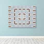 Fixierung Leinwanddruck (Insitu (Holzboden))