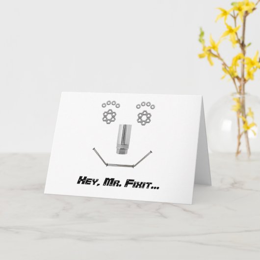 Fixit Vatertagskarte Karte (Gelbe Blume)