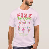 Fizz der Jahreszeit Merry Flamingo P Mele Kalikima T-Shirt (Vorderseite)