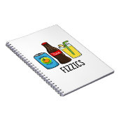 Fizzics Funny Fizzy Cola Drinks Pun Notizblock (Rechte Seite)