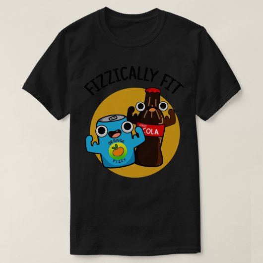 Fizzisch Fit Funny Fizzy Cola Pub 1 T-Shirt (Design vorne)