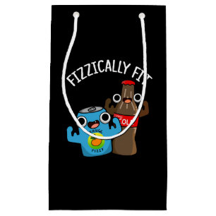 Fizzisch Fit Funny Fizzy Cola Pub Dark BG Kleine Geschenktüte
