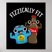 Fizzisch Fit Funny Fizzy Cola Pub Dark BG Poster (Vorne)