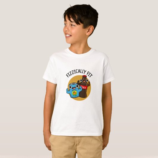 Fizzisch Fit Funny Fizzy Cola Pub T-Shirt (Vorne ganz)