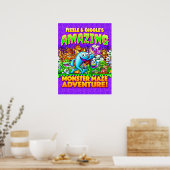 Fizzle & Giggle's Phantastisches Monster Maze Adve Poster (Küche)
