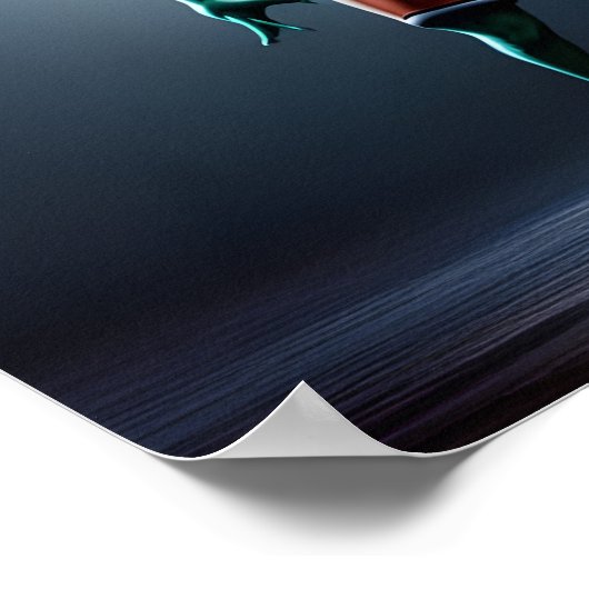 Fizzwarp Rocketfin Print Poster (Ecke)