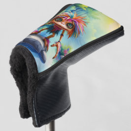 Fizzwiggle, der Regenbogen-Mischief-Sprite. Golf Headcover