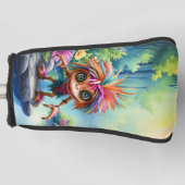 Fizzwiggle, der Regenbogen-Mischief-Sprite. Golf Headcover (Vorderseite)