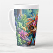 Fizzwiggle, der Regenbogen-Mischief-Sprite. Milchtasse (Linke Ecke)