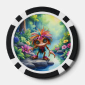 Fizzwiggle, der Regenbogen-Mischief-Sprite. Pokerchips (Rückseite)