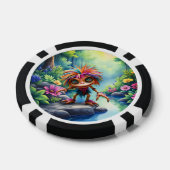 Fizzwiggle, der Regenbogen-Mischief-Sprite. Pokerchips (Einzeln)