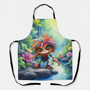 Fizzwiggle, der Regenbogen-Mischief-Sprite. Schürze