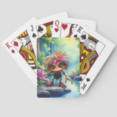 Fizzwiggle, der Regenbogen-Mischief-Sprite. Spielkarten (Rückseite)
