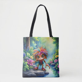 Fizzwiggle, der Regenbogen-Mischief-Sprite. Tasche
