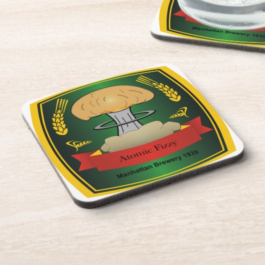 Fizzy atomarUntersetzer Getränkeuntersetzer (Linke Seite)