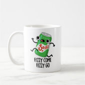 Fizzy Come Fizzy Go Funny Soda Pop Pub Kaffeetasse (Links)