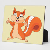 Fizzy das spielerische Eichhörnchen Fotoplatte (Seite)