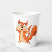 Fizzy den Papiercup für das Eichhörnchen Pappbecher (Rückseite)