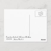 Fizzy die spielerische Eichhörnchen-Postkarte Postkarte (Rückseite)