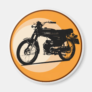 "FIZZY" klassisches Moped Yamahas FS1E Magnet