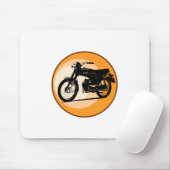 "FIZZY" klassisches Moped Yamahas FS1E Mousepad (Mit Mouse)