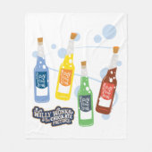 Fizzy Lifting Drink Grafik Fleecedecke (Vorderseite)