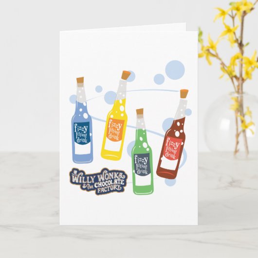 Fizzy Lifting Drink Grafik Karte (Gelbe Blume)