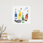 Fizzy Lifting Drink Grafik Poster (Küche)