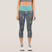 Fizzy Lifting Drink Muster Capri Leggings (Vorderseite)