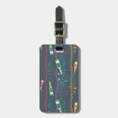 Fizzy Lifting Drink Muster Gepäckanhänger (Vorderseite vertikal)