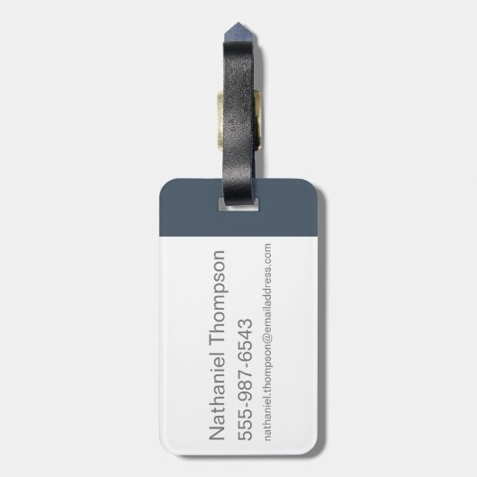 Fizzy Lifting Drink Muster Gepäckanhänger (Rückseite vertikal)