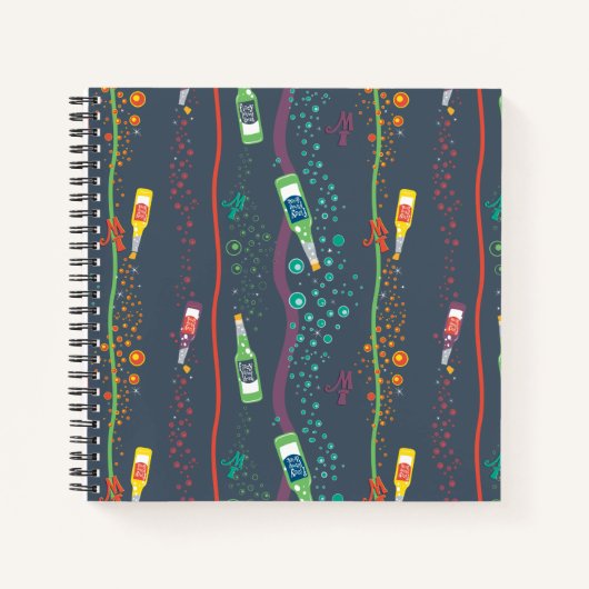 Fizzy Lifting Drink Muster Notizblock (Vorderseite)