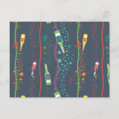 Fizzy Lifting Drink Muster Postkarte (Vorderseite)