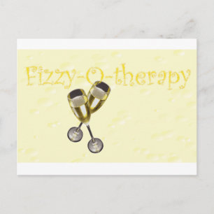 Fizzy-o-Therapie-Blasen Postkarte